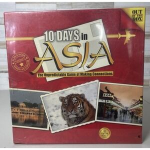 10 Days in Asia Board Game  OTB 1013 Out of the Box Games Unopened Brand New